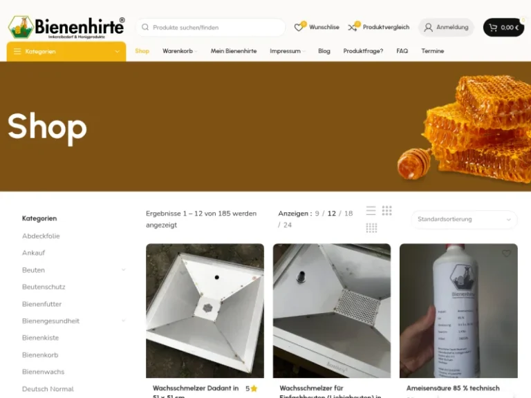 Bienenhirte® Imkereibedarf und Honigprodukte David Reymann - Nordrhein-Westfalen in Dortmund