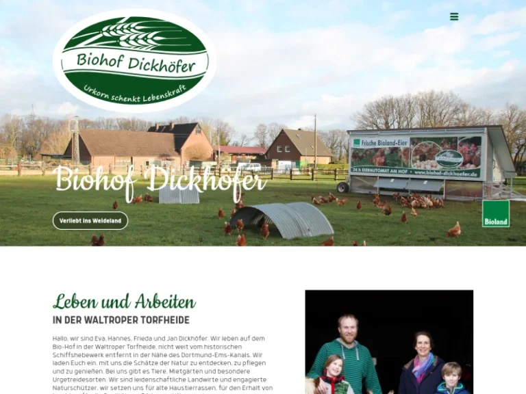 Bio Hof Dickhöfer - Nordrhein-Westfalen in Waltrop
