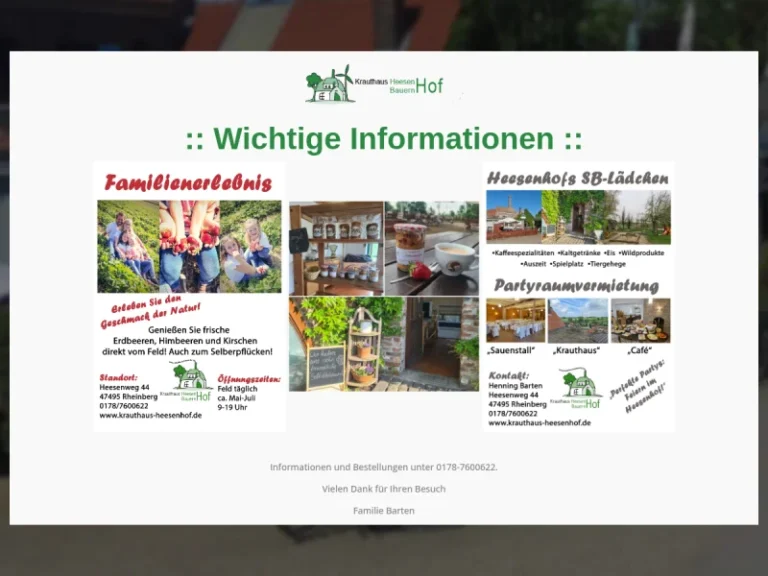 Heesenhof, Krauthaus Heesenhof - Nordrhein-Westfalen in Rheinberg