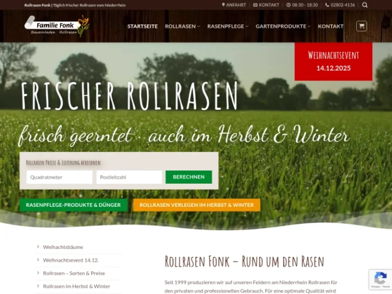 Familie Fonk – Rollrasen und Bauernladen - Nordrhein-Westfalen in Rheinberg