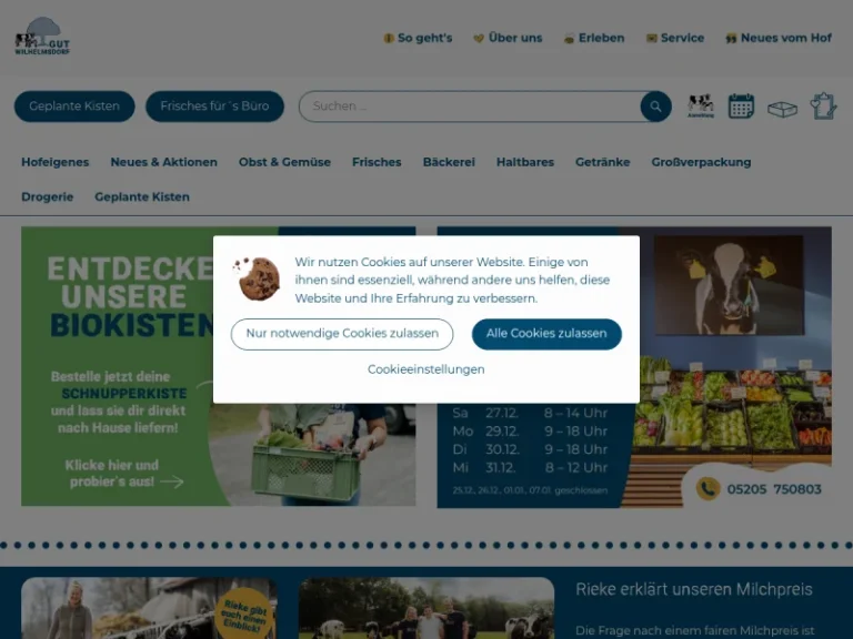 Biohof – Gut Wilhelmsdorf – Bielefeld - Nordrhein-Westfalen in Bielefeld