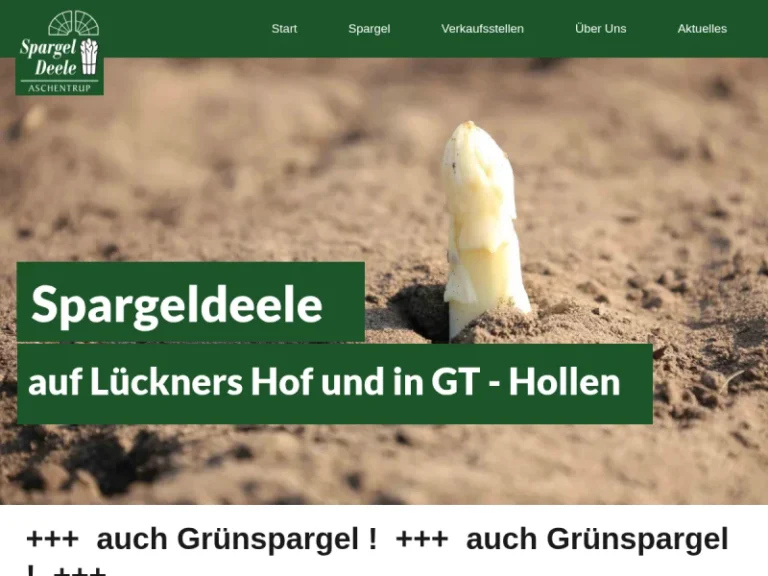 Spargelhof Lückner - Nordrhein-Westfalen in Bielefeld