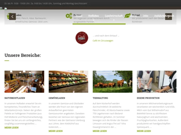 Köckerhof – Landwirtschaft, Bioladen & Café - Nordrhein-Westfalen in Bielefeld