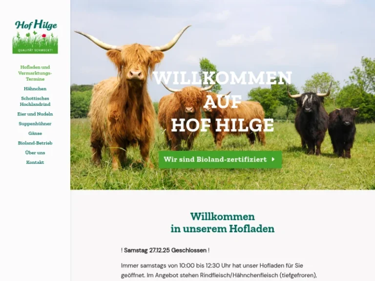 Bioland Hof Hilge - Nordrhein-Westfalen in Altenberge