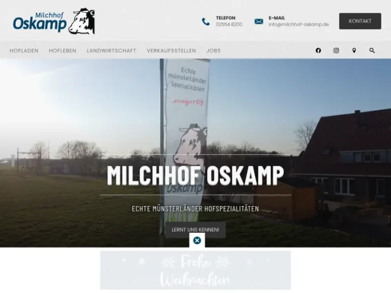 Milchhof Oskamp - Nordrhein-Westfalen in Laer