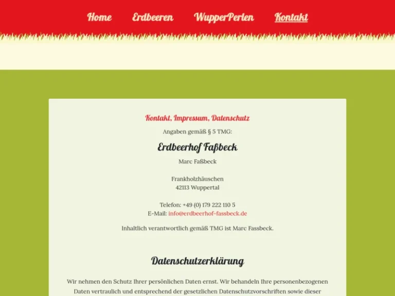 Erdbeerhof Fassbeck - Nordrhein-Westfalen in Wuppertal