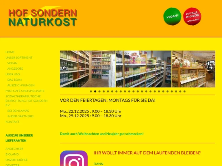 Hof Sondern Naturkost - Nordrhein-Westfalen in Wuppertal