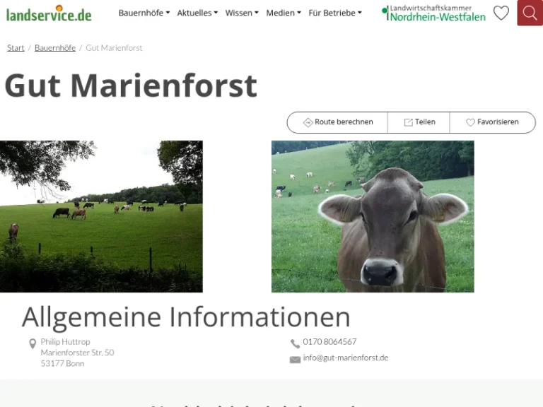 Gut Marienforst - Nordrhein-Westfalen in Bonn