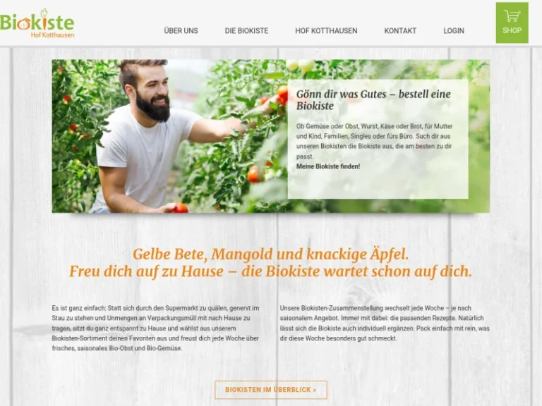 Biokiste Hof Kotthausen - Nordrhein-Westfalen in Wuppertal