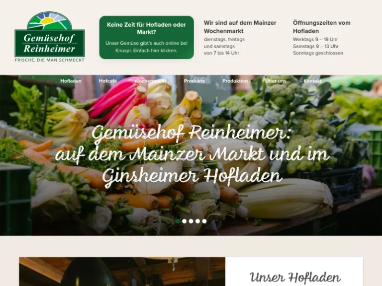 Gemüsehof Reinheimer - Hessen in Ginsheim-Gustavsburg