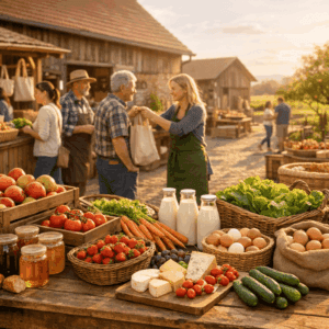 Direktvermarktung: Frische Hofprodukte direkt vom Hof