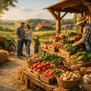 Regionale Lebensmittel direkt vom Hof in deiner Nähe