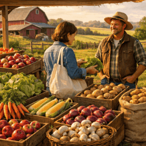 Regionale Lebensmittel vom Bauernhof: Nachhaltig einkaufen und sparen
