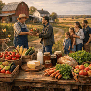 Lokale Lebensmittel direkt vom Bauernhof: Höfe in deiner Nähe